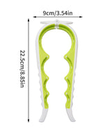 Multi-Functional Four-in-One Can and Bottle Opener