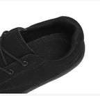 Wide Toe Lace-Up Casual Loafers for Men
