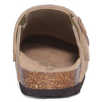 Women Cork Leather Clogs