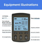 FM-B2503 Dual Channel TENS Massager 25 Modes Adjustable Pulse