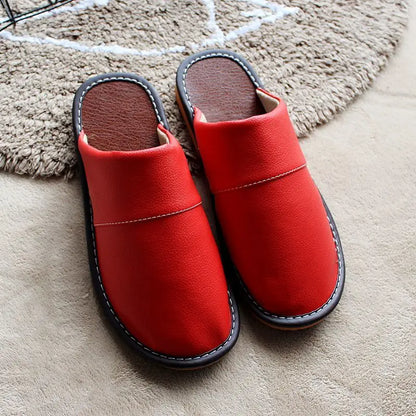 Genuine Leather House Slippers