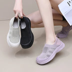 Women Slip On Mesh Shoes Breathable Anti Slip Summer Flats