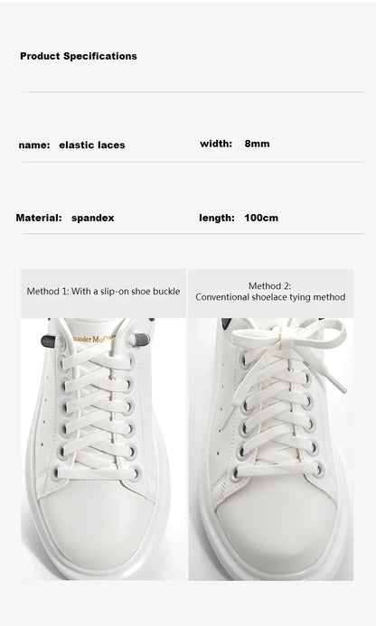 No Tie Elastic Shoelaces