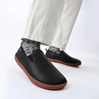 Wide Toe Leather Shoes