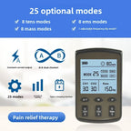 FM-B2503 Dual Channel TENS Massager 25 Modes Adjustable Pulse