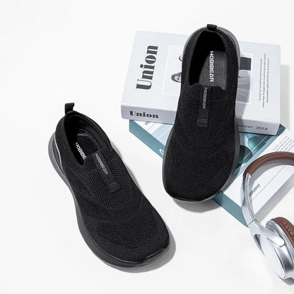 Wide Toe Slip On Running Shoes