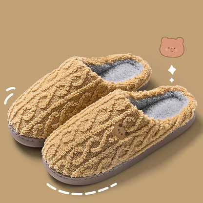 Women Winter Fur Slippers