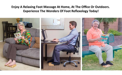 Wooden Foot Massage Roller