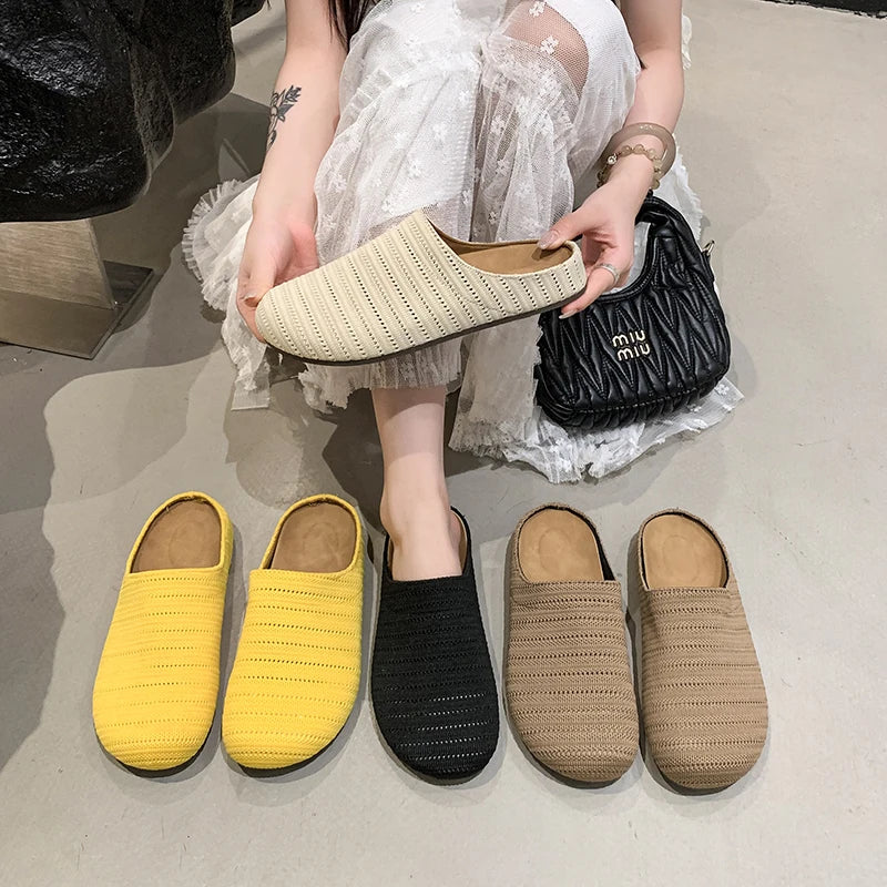 Breathable Mesh Mary Jane Flats