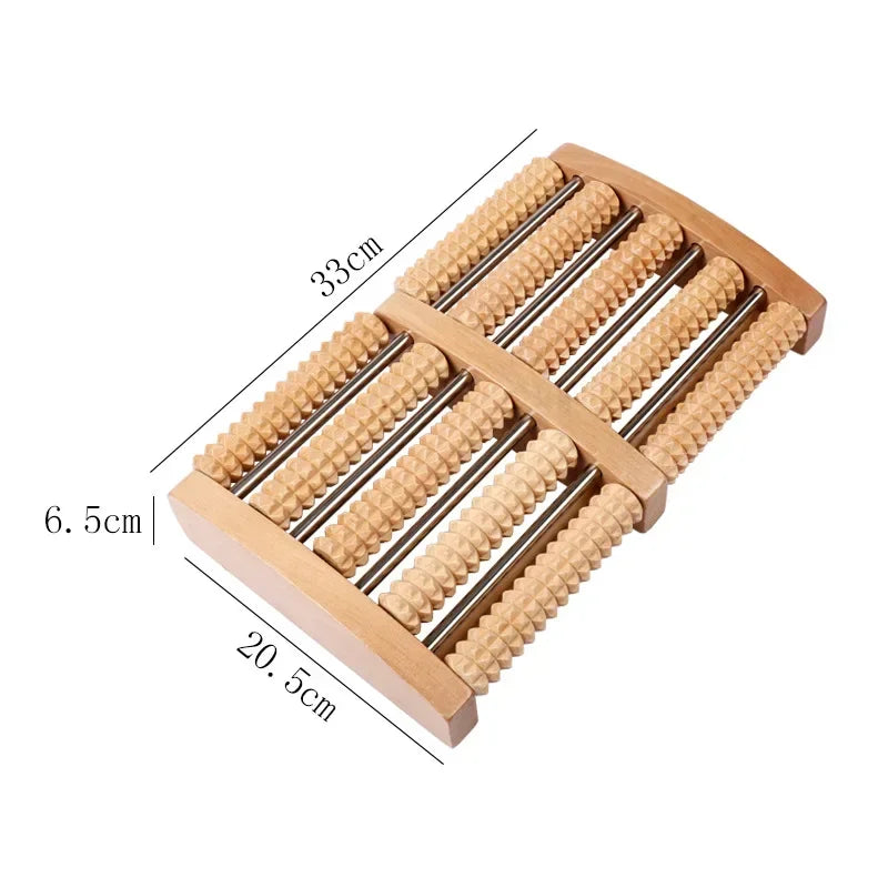 Wooden Foot Massage Roller