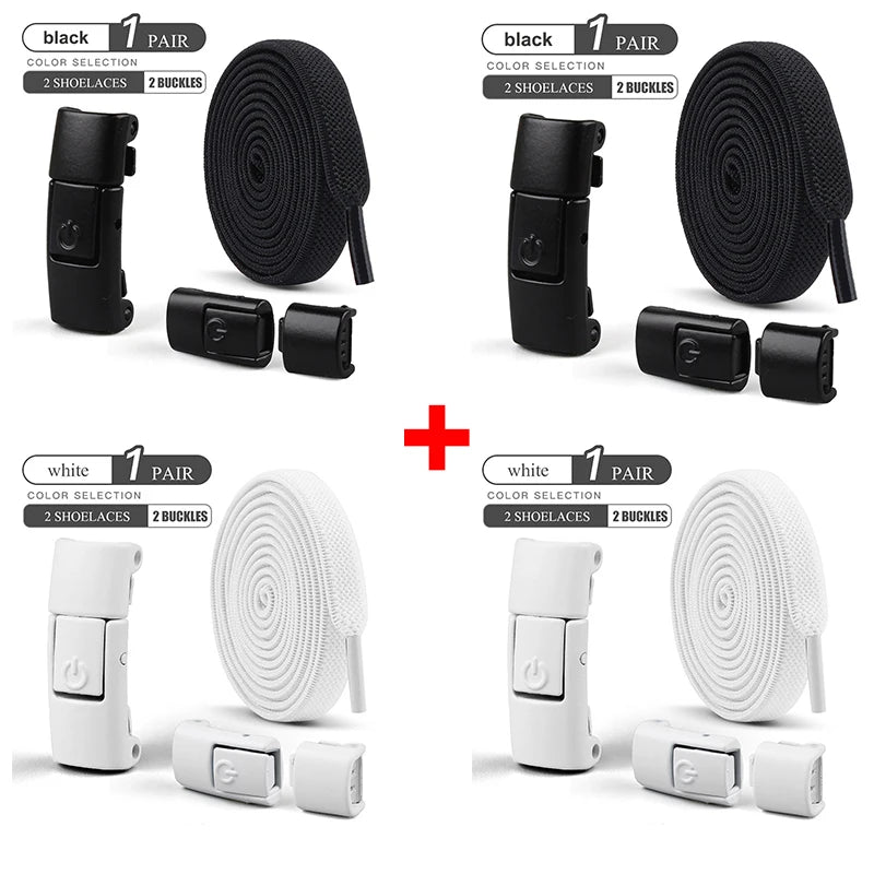 No Tie Elastic Shoelaces