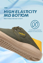 Non-slip rubber outsole of orthopedic barefoot sneaker