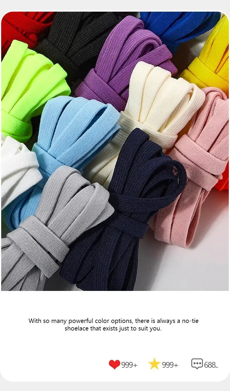 No Tie Elastic Shoelaces