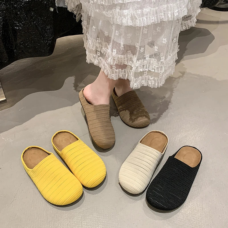 Breathable Mesh Mary Jane Flats