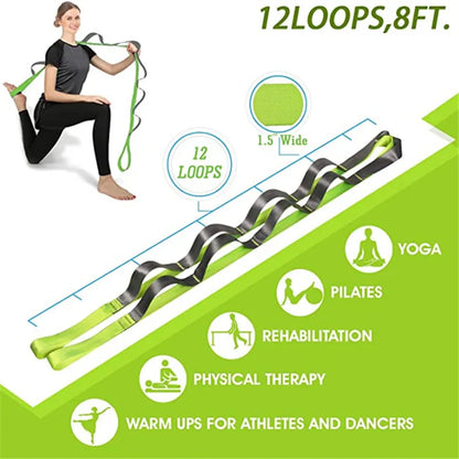 Yoga Stretch Strap 12-segment