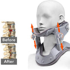 3-in-1 Heated Neck Support Collar – Adjustable Stretch Levels
