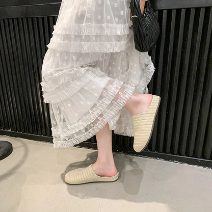 Breathable Mesh Mary Jane Flats