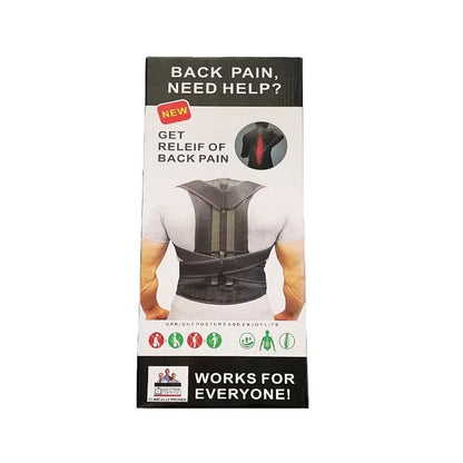 Reinforced Posture Corrector Vest for Lumbar Support