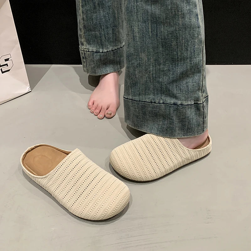 Breathable Mesh Mary Jane Flats