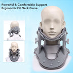 3-in-1 Heated Neck Support Collar – Adjustable Stretch Levels