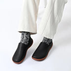 Wide Toe Leather Shoes