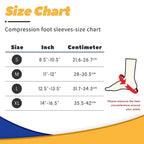 Copper Compression Ankle Support Sleeve for Foot & Ankle Comfort