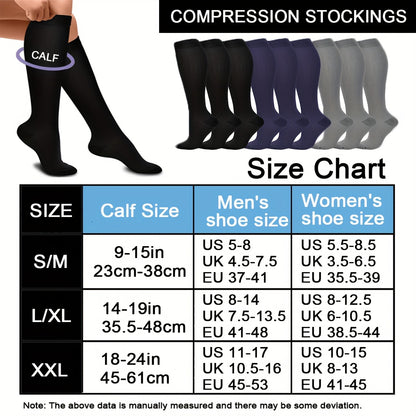 Copper Compression Socks 20-30 mmHg Knee High for Men and Women