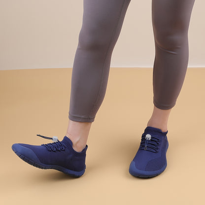 Womens Wide Fit Walking Sneakers