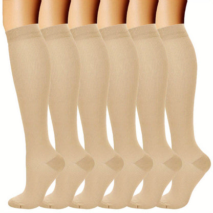 Copper Compression Socks 20-30 mmHg Knee High for Men and Women
