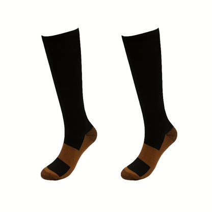 Copper Compression Socks 20-30 mmHg Knee High for Men and Women